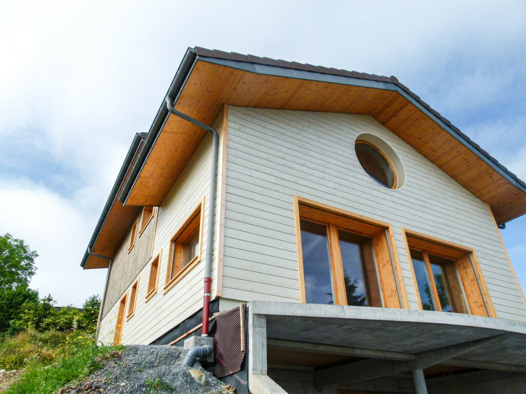 BATIBOIS, Bons-en-Chablais, villa ossature bois à NEUVECELLE