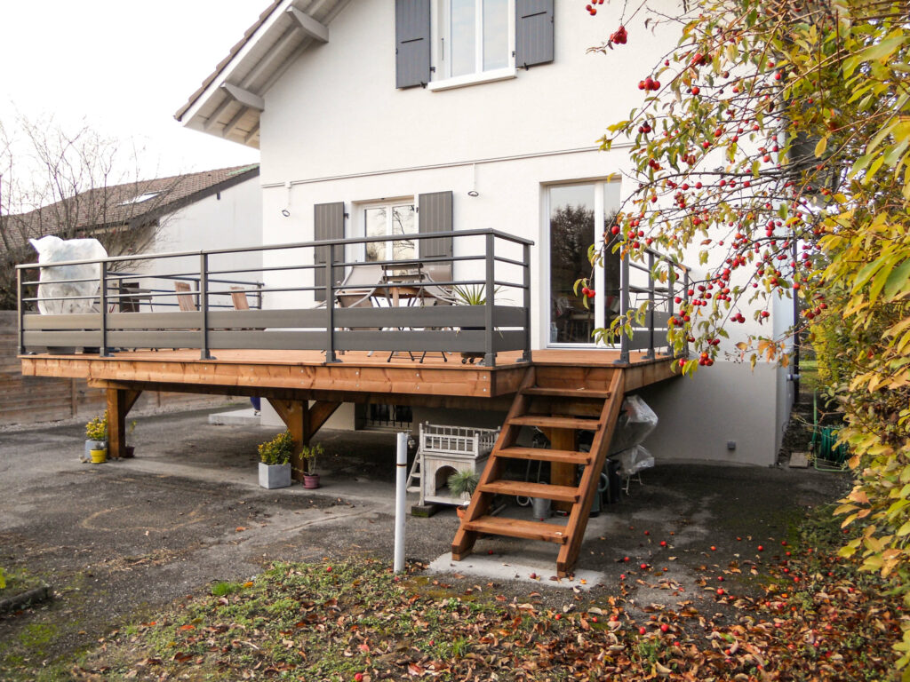 BATIBOIS, Bons-en-Chablais, extension, terrasse, Anthy-sur-Léman